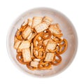 Pretzel bowl Royalty Free Stock Photo