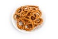 Sweet and Salty Pretzel Snacks Royalty Free Stock Photo