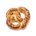 pretzel isolated on white background_generative_ai