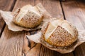 Pretzel Rolls with Sesame Royalty Free Stock Photo