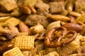 Pretzel Snack Mix Background Royalty Free Stock Photo