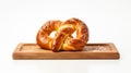 Cinematic Soft Pretzel On White Background - George Digalakis Style