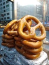 Pretzels, Soft Pretzels, NYC, NY, USA Royalty Free Stock Photo