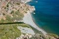 Preveli Beach from above, Crete