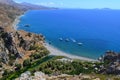 Preveli beach, Creta, Greece Royalty Free Stock Photo