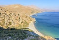 Preveli beach and Libyan sea. Crete. Greece Royalty Free Stock Photo