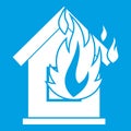 Preventing fire icon white