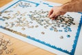 Prevention of Alzheimer disease for the elderly - folding a puzzle of pictures from small pieces