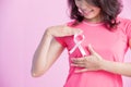 Prevention breast cancer concept Royalty Free Stock Photo