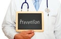 Prevention - Doctor with chalkboard