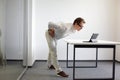 Prevention in office work, exercises