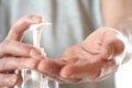 Prevention of various diseases. Hand hygiene, disinfectant dispenser
