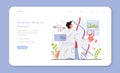 Preventive medicine web banner or landing page. Annual medical exam