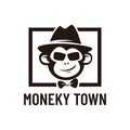 Monkey style logo design