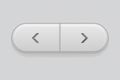 Previous and Next buttons. Control interface 3d sign