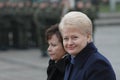 Prezident of Lithuania Dalia Grybauskaite Royalty Free Stock Photo