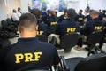 PRF agents in the superintendence in Salvador Royalty Free Stock Photo