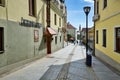 Pri Synagoge street in Nitra town