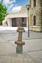 Pribina`s sword in Nitra as a symbol of peace