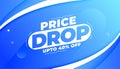 price drop sale banner for online store marketing