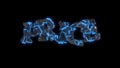 PRICE fragmented writing background, 3d rendering