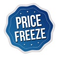 Price freeze label or sticker