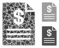 Price list Mosaic Icon of Tremulant Parts