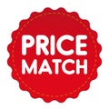 Price match tag label