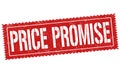 Price promise sign or stamp