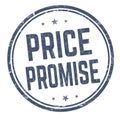 Price promise sign or stamp