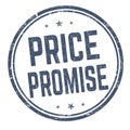 Price promise sign or stamp Royalty Free Stock Photo