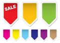 Price tag icons Royalty Free Stock Photo