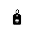 Price tag vector icon illustration / JPY