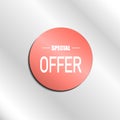 Price Tag, SPECIAL OFFER, promotion discount sticker banner, Advertising label Royalty Free Stock Photo