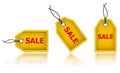 Price tags for Sale Royalty Free Stock Photo