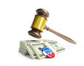 Price of the USA elections in 2016 criminal penalties for bribing voters Royalty Free Stock Photo