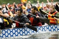 Price-Waterhouse-Coopers Dragon Boat racing at the Royalty Free Stock Photo