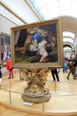 Priceless artwork, 'David and Goliath' seen at The Louvre,Paris,France,2016