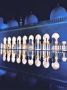 Sheikh Zayed Grand Mosque Abu Dhabi United Arab Emirates Emirates Royalty Free Stock Photo