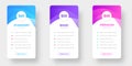 pricing plans table and pricing chart Price list for web or app. Ui UX pricing design tables with tariffs Royalty Free Stock Photo