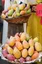 Prickly pears for sale Royalty Free Stock Photo