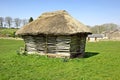 Priddy hurdle or sheep pen Somerset, England. Royalty Free Stock Photo