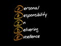 PRIDE - acronym, concept background Royalty Free Stock Photo
