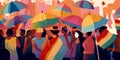 Pride - LGBT pride parades illustration