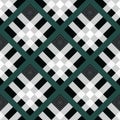 Pride of ireland tartan fabric texture seamless pattern .Vector illustration. EPS 10. No transparency. No gradients.