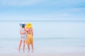 Pride and the LGBTQ+ on summer beach.