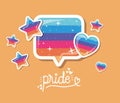 Pride and lgtbi bubble vector design Royalty Free Stock Photo