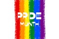 pride month flag background