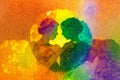 Pride Month.An illustration of two women holding hands.lesbian couple spending time together.Lgbtq Generative AI