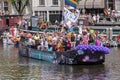 Pride And Sports By Philips Boat At The Gaypride Canal Parade With Boats At Amsterdam The Netherlands 6-8-2022